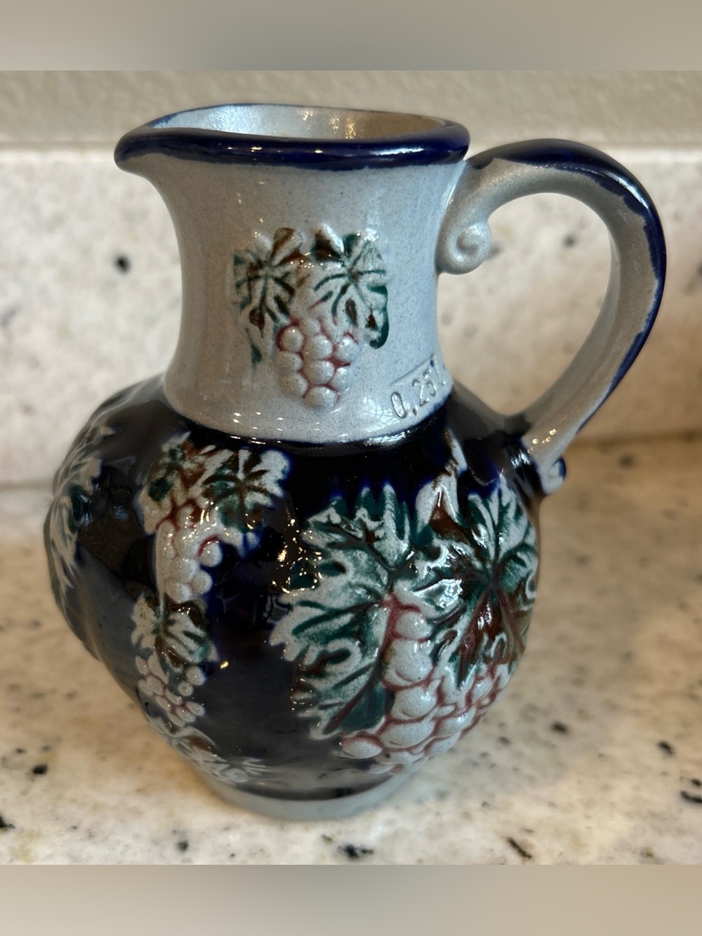 Vintage West Germany stoneware Small Pitcher 97/0,25